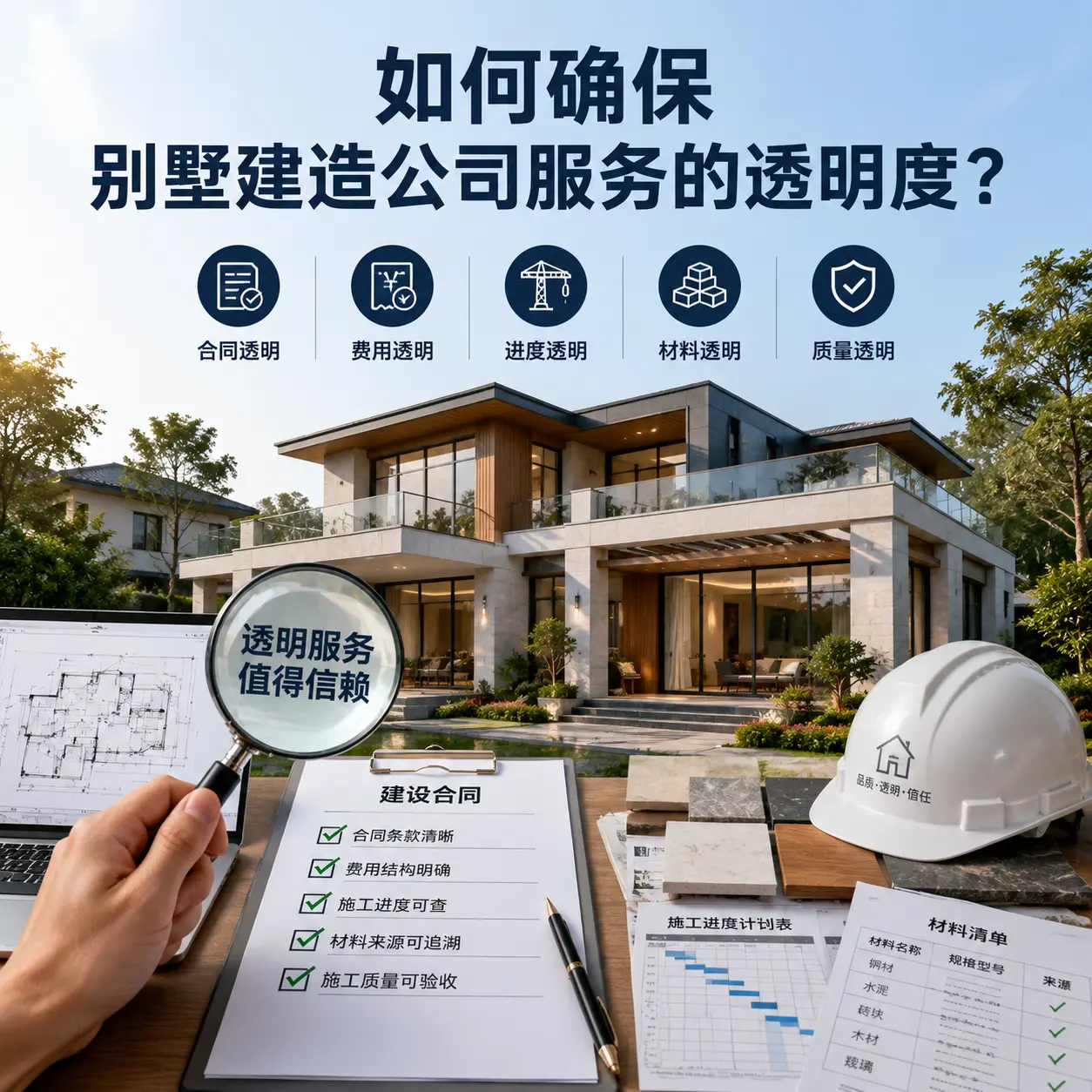 在 威宁 如何确保别墅建造公司服务的透明度?