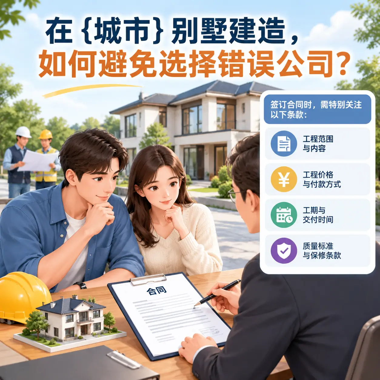 在 威宁 别墅建造,如何避免选择错误公司?