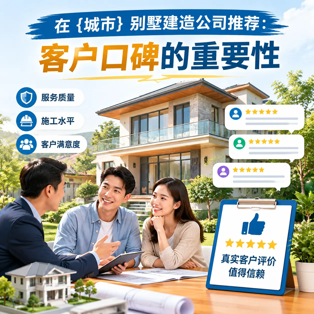 在 威宁 别墅建造公司推荐：客户口碑的重要性