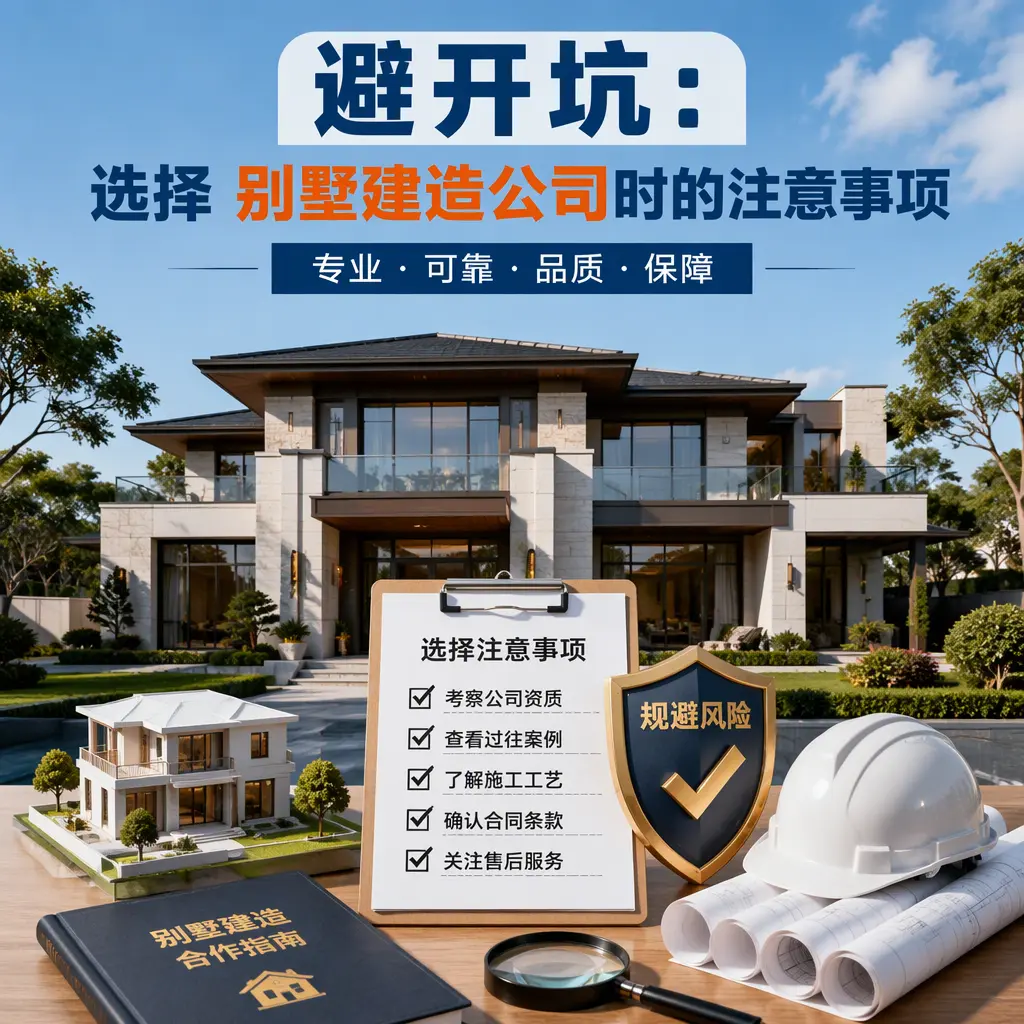 避开坑：选择 威宁 别墅建造公司时的注意事项