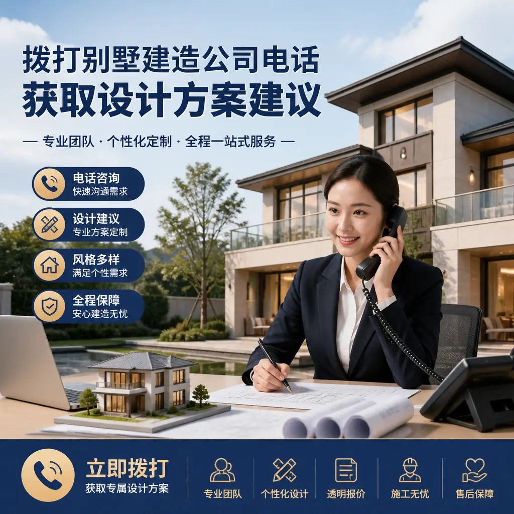 拨打威宁别墅建造公司电话，获取设计方案建议