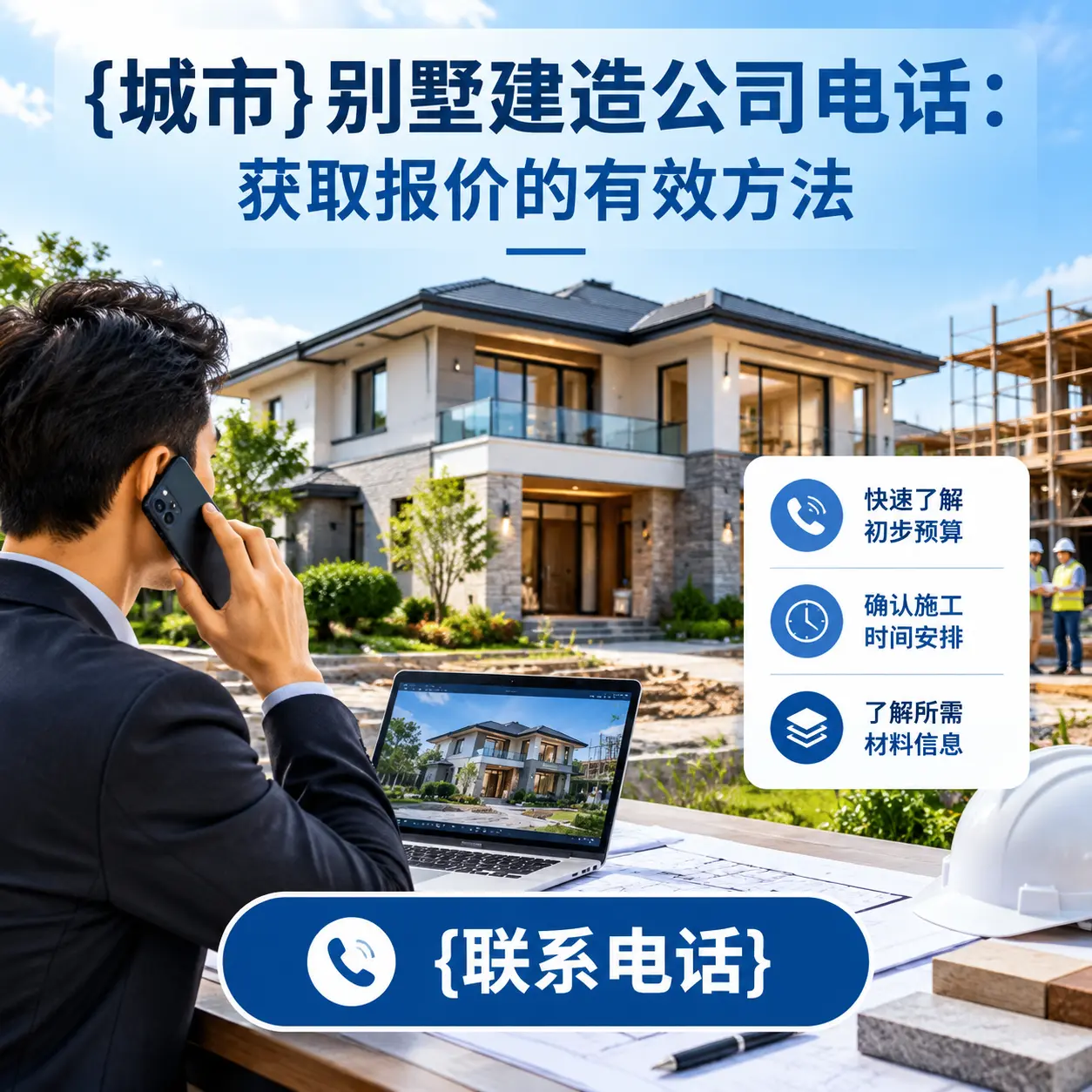 威宁别墅建造公司电话：获取报价的有效方法