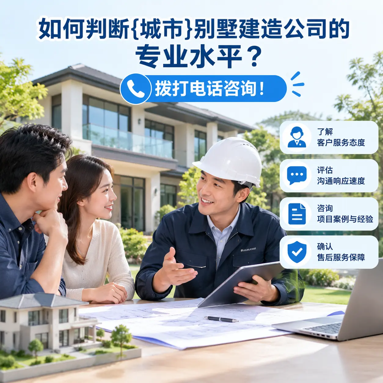 如何判断威宁别墅建造公司的专业水平？拨打电话咨询！